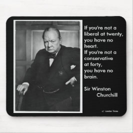 Om du inte är en liberal på tjugo… musmatta