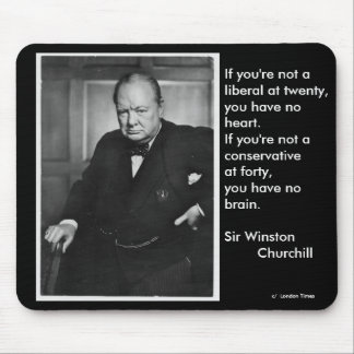 Om du inte är en liberal på tjugo… musmatta