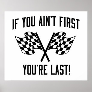 Om du inte är först är du sist! poster