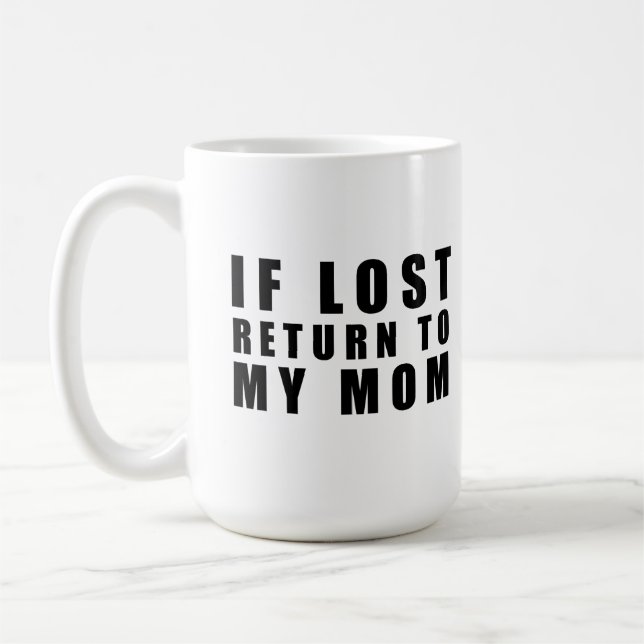 Om du inte är hemma hos mamma. kaffemugg (Vänster)