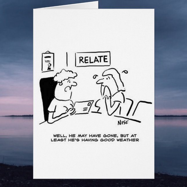 Om du inte är i Make skickas ett vykort. Hälsningskort (Skapare uppladdad)