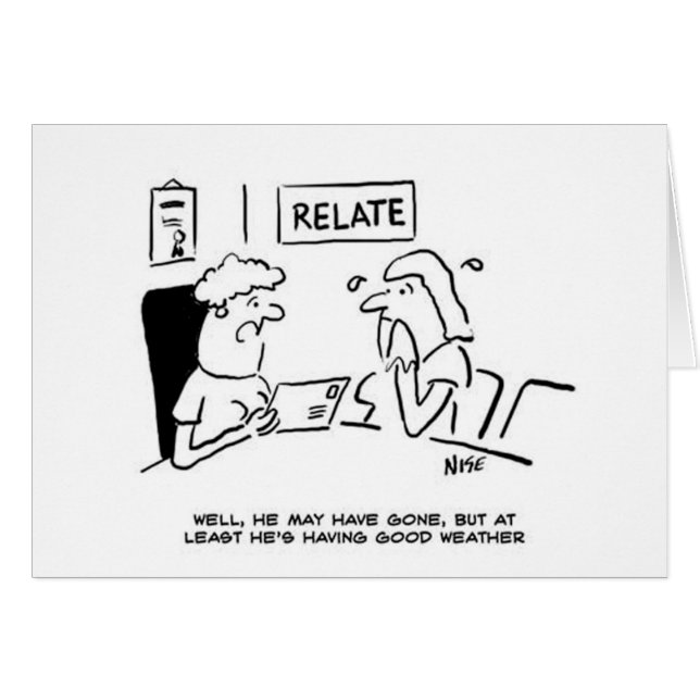 Om du inte är i Make skickas ett vykort. Hälsningskort (Framsidan Horizontal)