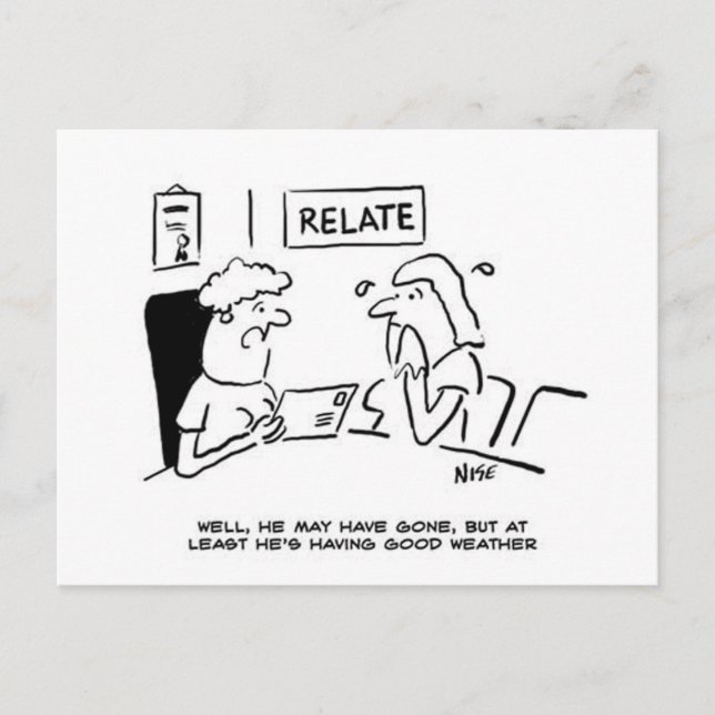 Om du inte är i Make skickas ett vykort. Vykort (Framsida)