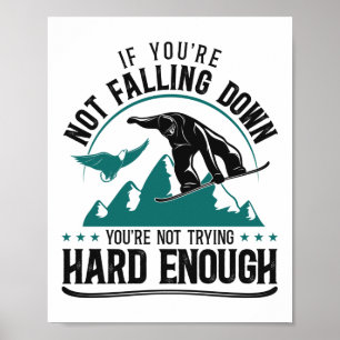 Om du inte faller ner, är du inte poster
