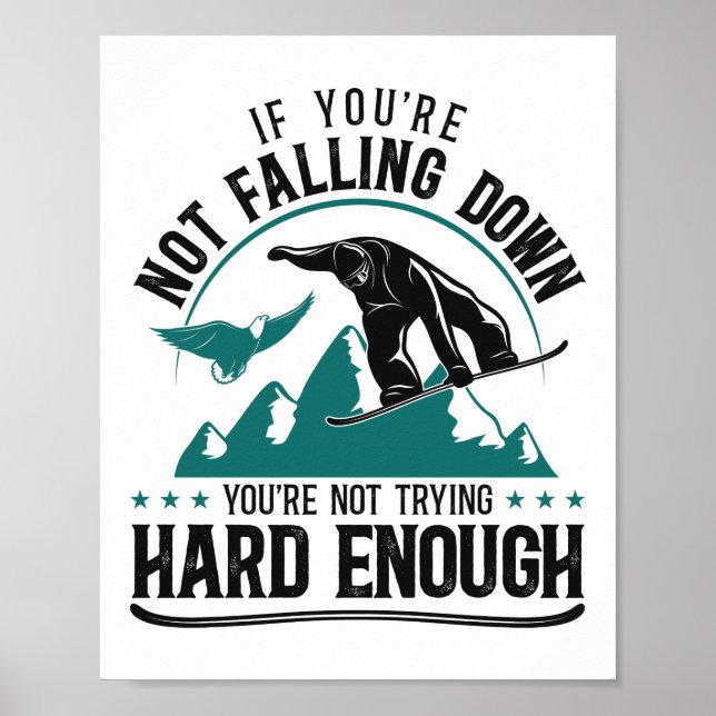 Om du inte faller ner, är du inte poster (Framsidan)