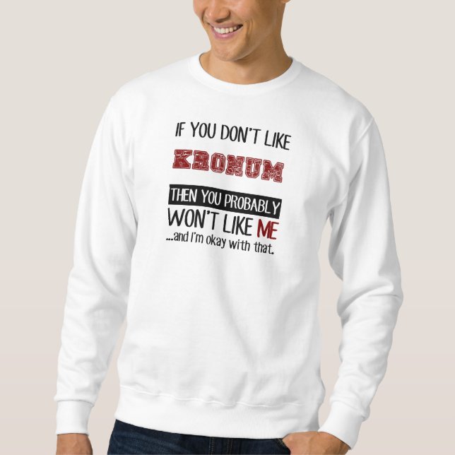 Om du inte gillar den Kronum coolan Lång Ärmad Tröja (Framsida)