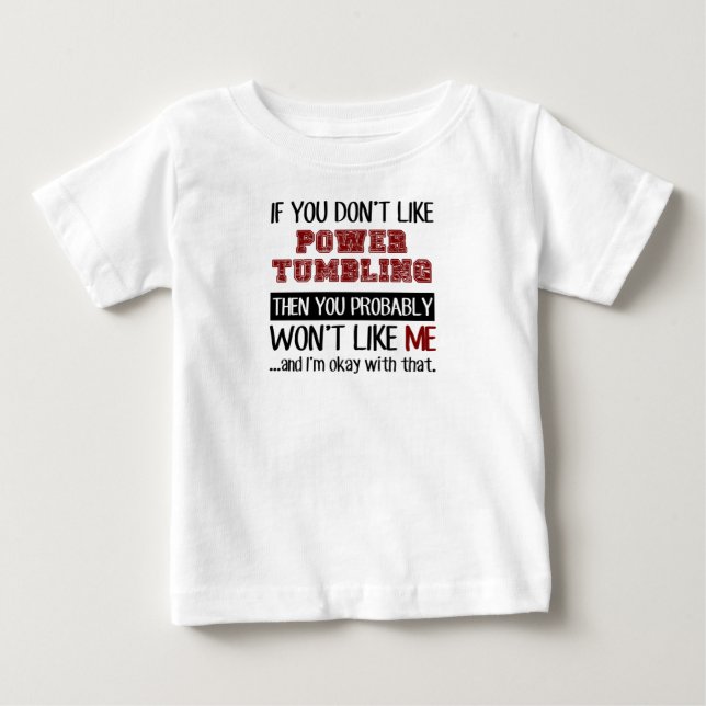 Om du inte gillar, driva tumblingcoolan t-shirt (Framsida)
