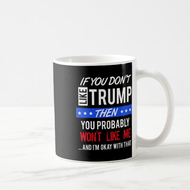 Om du inte gillar Trump Citat Trump  Kaffemugg (Höger)