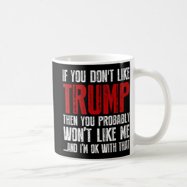 Om du inte gillar Trump Kaffemugg (Höger)