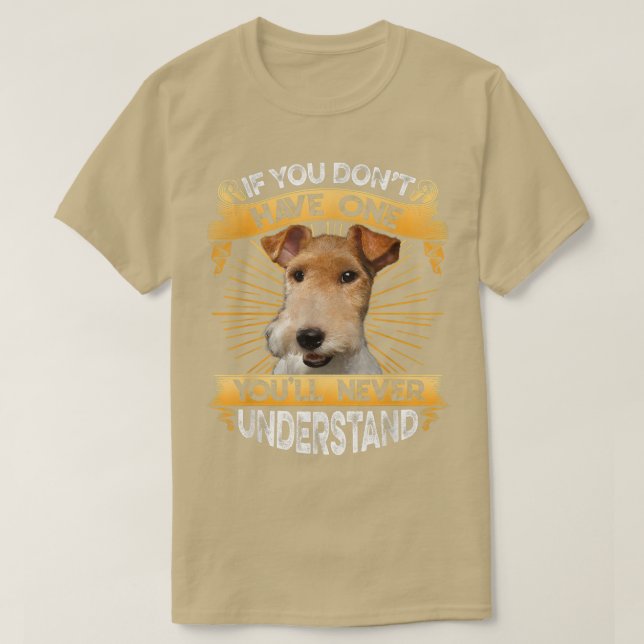 Om du inte har en trådtråd för Terrier roligt T Shirt (Design framsida)