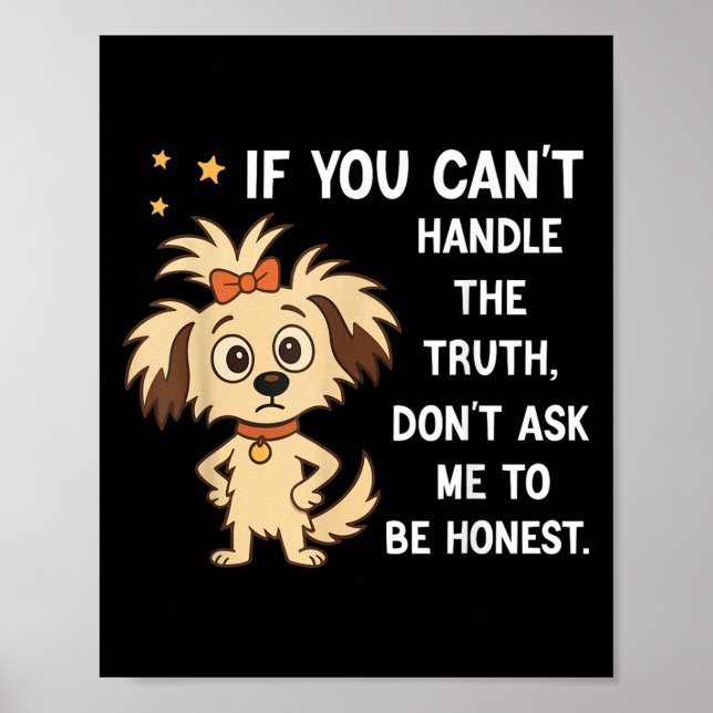 Om du inte kan hantera sanningen, be mig inte vara poster (Framsidan)