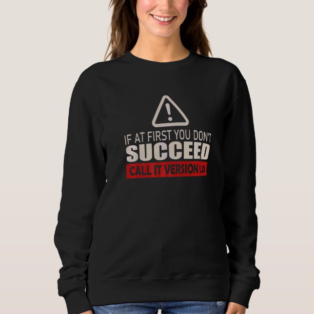 Om du inte lyckas anropa version 1 0 t shirt (Framsida)