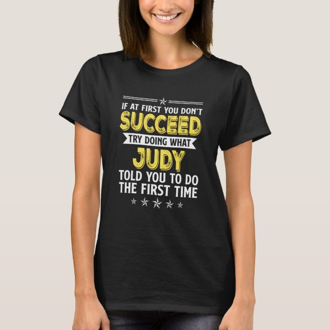 Om du inte lyckas med att göra vad jude är t shirt (Framsida)