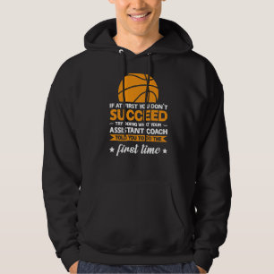 Om du inte lyckas prova assistent coach Sport Hoodie