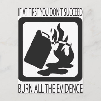 Om du inte lyckas vykort