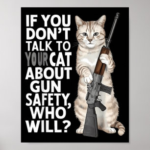Om du inte pratar med din katt om säkerhet, vem gö poster