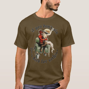 Om du inte sparkar Jesus dog för ingenting T Shirt