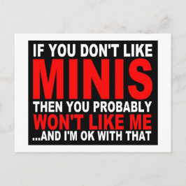 Om du inte tycker om Minis.. Vykort