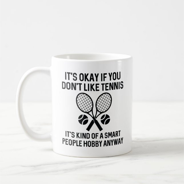 Om du inte tycker om tennis kaffemugg (Vänster)