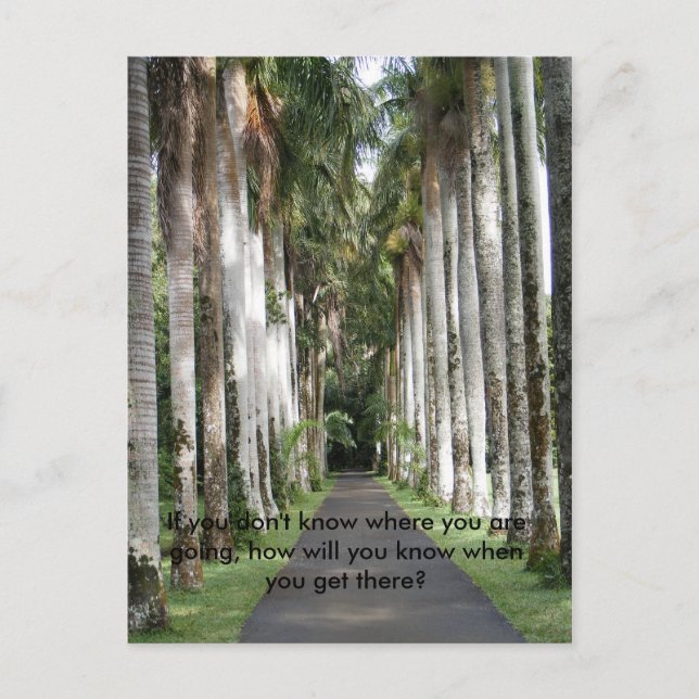 Om du inte vet vart du ska... vykort (Framsida)