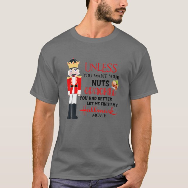 Om du inte vill att Nöten ska krackas, jul T Shirt (Framsida)