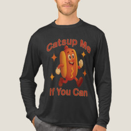 Om du kan använda Hett Hund - Ketchup Pun T Shirt
