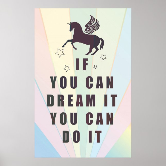 Om du kan drömma det kan du göra det poster (Framsidan)