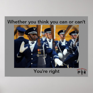 Om du kan eller inte kan tänka poster