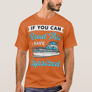 Om du kan läsa den här kapslade båtens båtgång t shirt