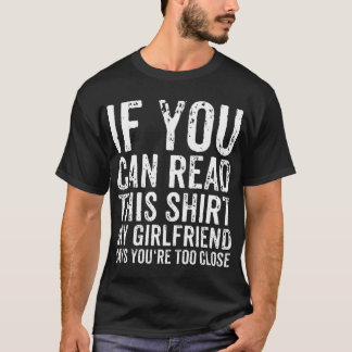 Om du kan läsa denna vän t shirt