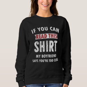 Om du kan läsa det här säger min vän för nära. t shirt