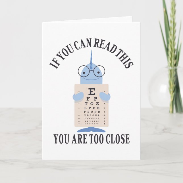 Om du kan läsa detta är du för nära kort (Framsida)