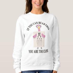 Om du kan läsa detta är du för nära t shirt