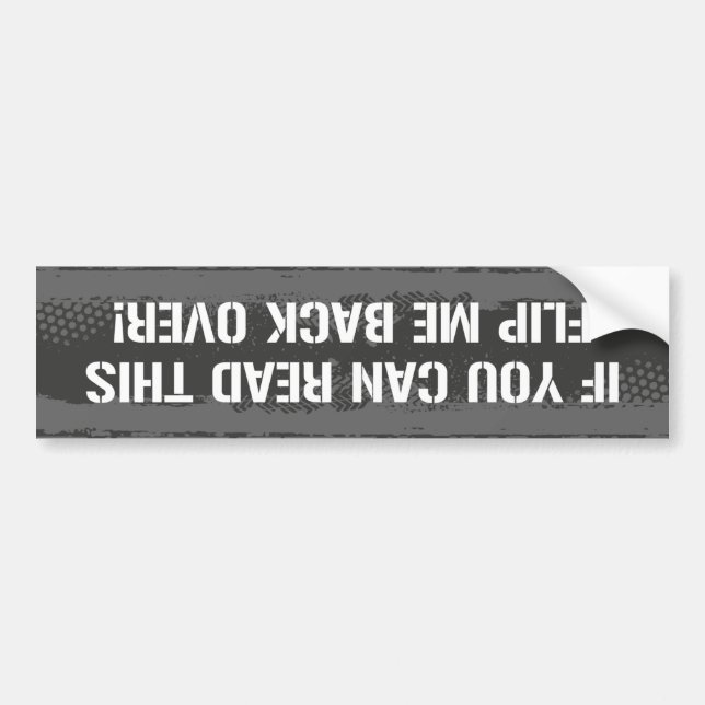 Om du kan läsa detta bildekal (Framsidan)