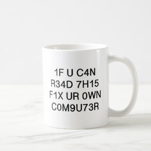 Om du kan läsa detta kaffemugg