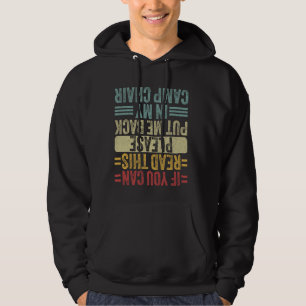 Om du kan läsa detta lägg mig tillbaka i min läger hoodie