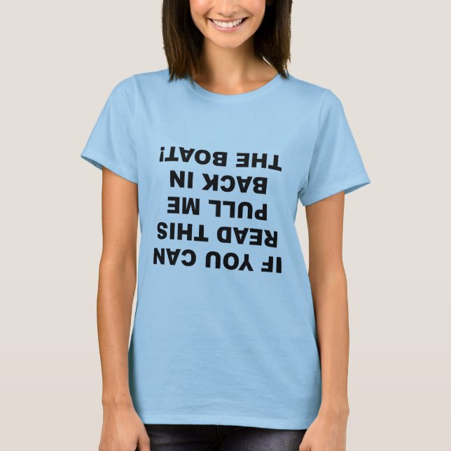 Om du kan läsa detta tröja (Framsida)