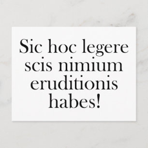 Om du kan läsa detta ... vykort