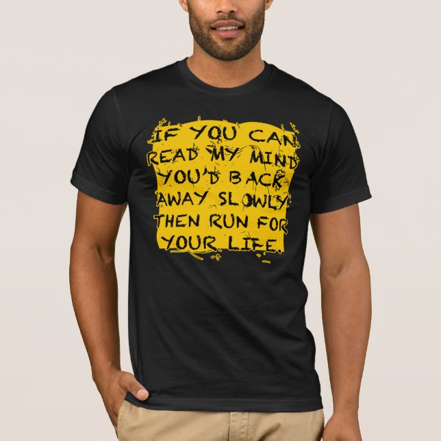 Om du kan läsa minnen, så går du tillbaka så går S T Shirt (Framsida)