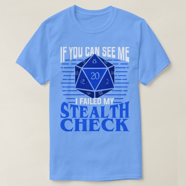 Om du kan se mig Misslyckats jag min hälsokontroll T Shirt (Design framsida)