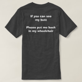 Om du kan se min ända - roligt t shirt