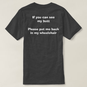 Om du kan se min ända - roligt t shirt
