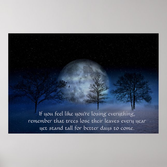 Om du känner att du förlorar - inspirationsoffert poster (Framsidan)