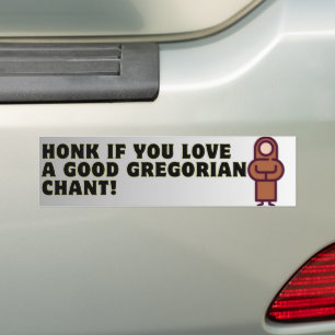 Om du kärlek är en bra gregoriansk chant! bildekal