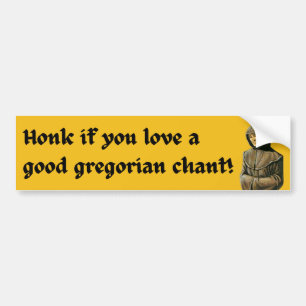 Om du Kärlek Gregorian Chants - Medieval Humor Bildekal