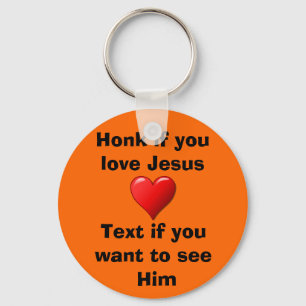 Om du Kärlek Jesus Keychain Nyckelring