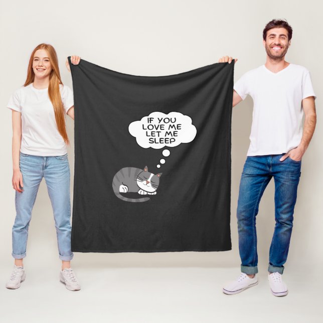 Om du Kärlek, låt mig sova Fleecefilt (På plats)