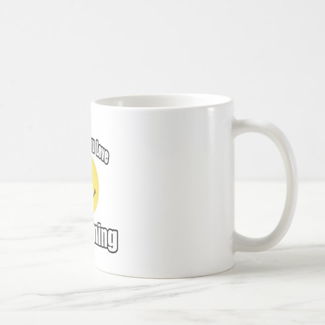 Om du Kärlek simmar Kaffemugg (Höger)