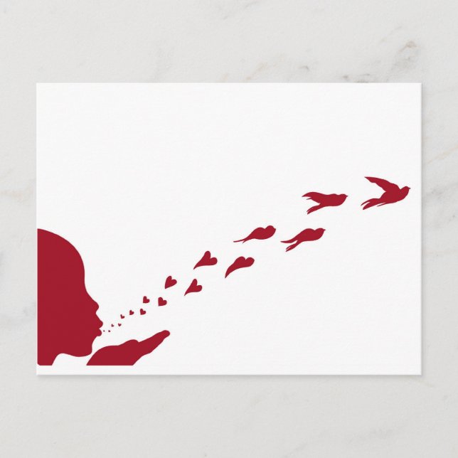 Om du kärlekar nåt, frigör det vykort (Framsida)