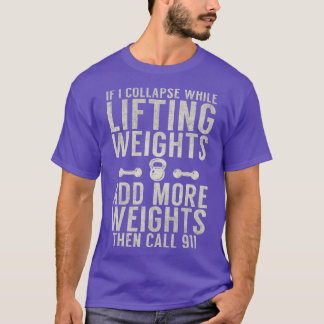 Om du komprimerar medan du lyfter vikter ökar vikt t shirt